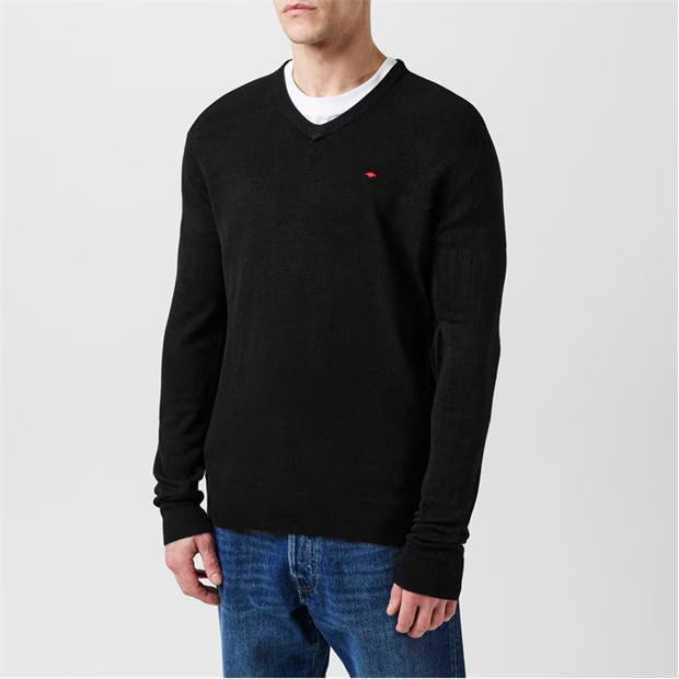 Lee Cooper Long Sleeved V-Neck Jumper
