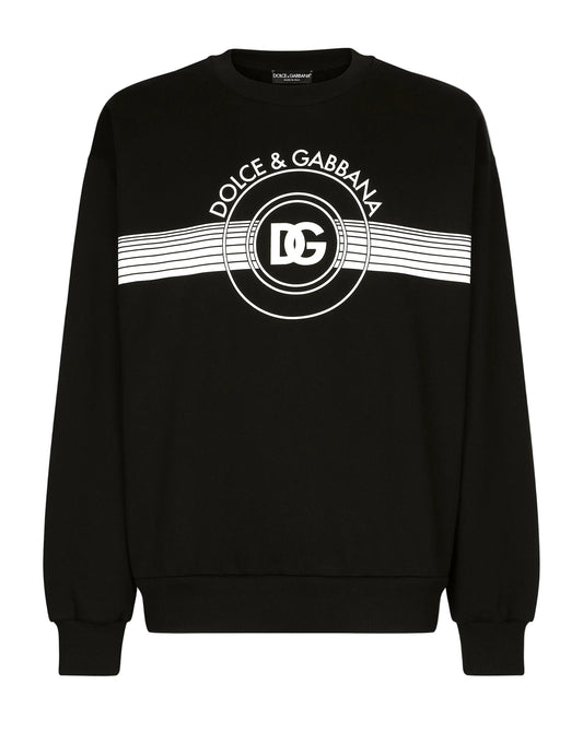 Dolce and Gabbana Re-Edition Logo Crewneck Sweatshirt
