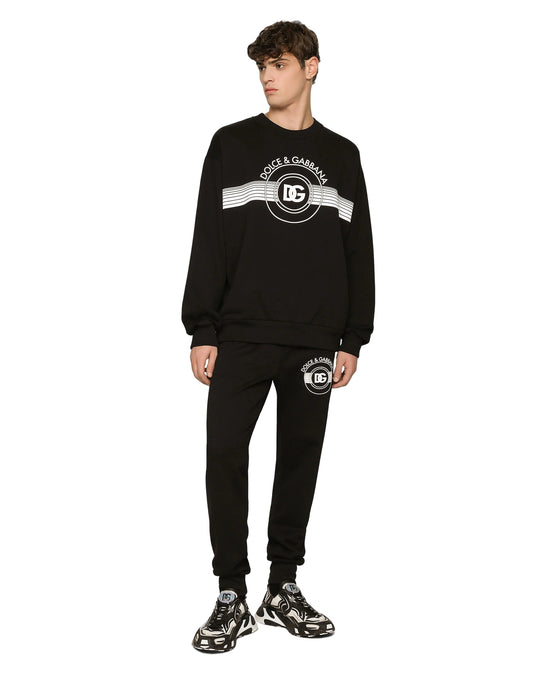 Dolce and Gabbana Re-Edition Logo Crewneck Sweatshirt