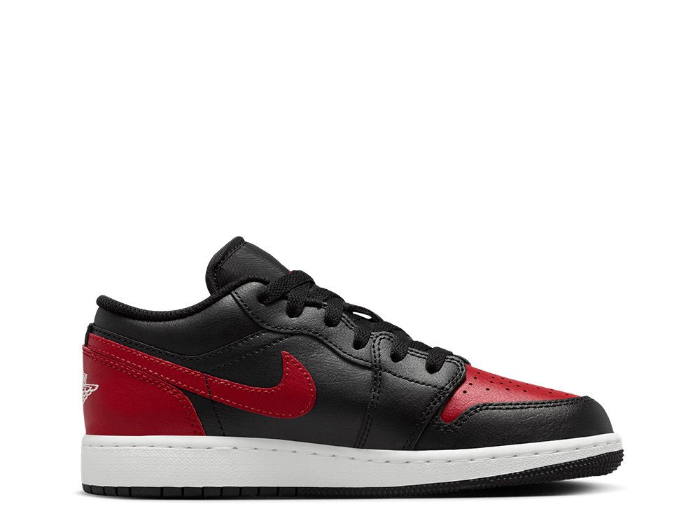 Nike Air Jordan 1 Low Grade School 'Bred Twist'