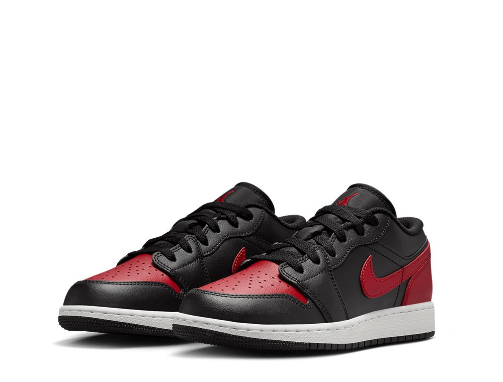 Nike Air Jordan 1 Low Grade School 'Bred Twist'